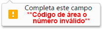 error de formato